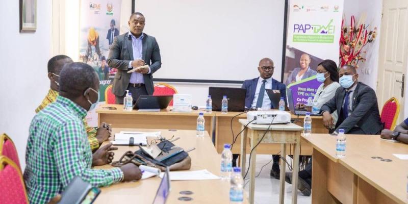 Côte d’Ivoire:Programme d’Appui à la productivité , Les TPE/PME bénéficiaires formées sur les rapports diagnostics et les recommandations
